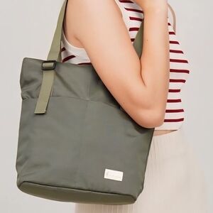 HANNAH CANVAS Olive Green Stella Mini Tote Bag